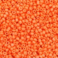 Glas rocailles kralen 11/0 (2mm) Neon orange